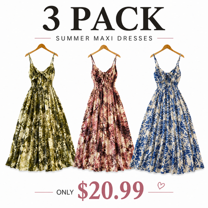 Women's Floral Print Cami Dress, Boho Fashion Casual A Line Dress for Beach Holiday Vacation, Ladies Dress for Summer